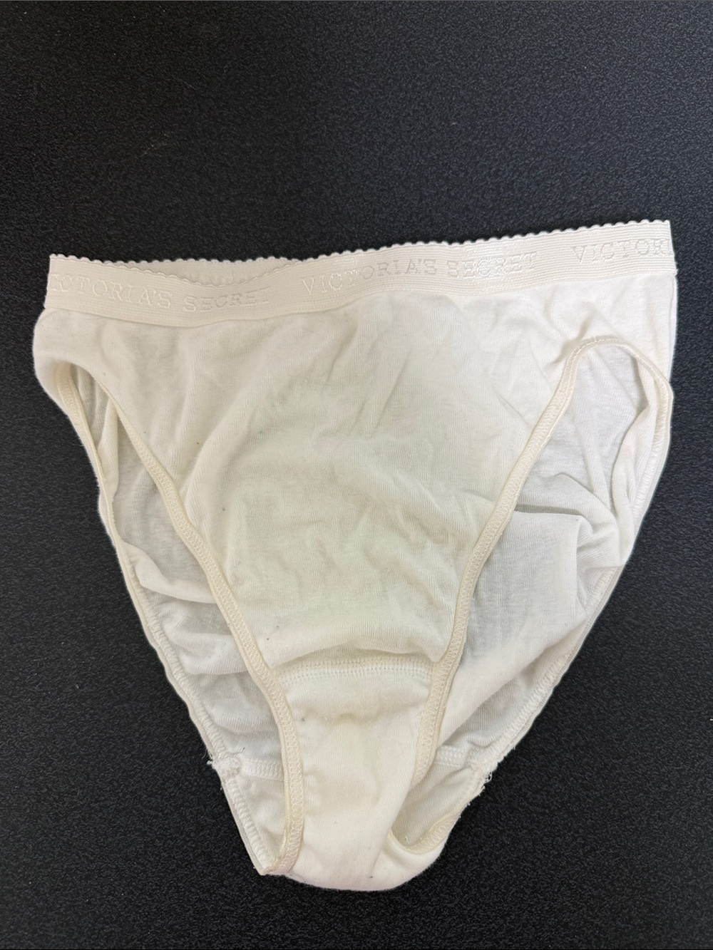 Victoria's Secret White Cotton Bikini Briefs